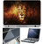 Finearts Laptop Skin 15.6 Inch With Key Guard & Screen Protector - Lion Face Effect