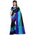 Bhuwal Fashion Multicolor Polycotton Striped Saree With Blouse