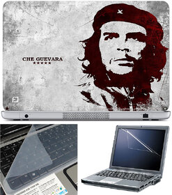 Finearts Laptop Skin 15.6 Inch With Key Guard & Screen Protector - Che Guevara Five Star