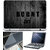 Finearts Laptop Skin 15.6 Inch With Key Guard & Screen Protector - Burnt Out