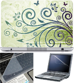 Finearts Laptop Skin 15.6 Inch With Key Guard & Screen Protector - Abstract Series 1084