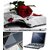 Finearts Laptop Skin Rose Book With Screen Guard And Key Protector - Size 15.6 Inch