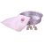 NOOR COMBO OF ICING BAG (25 CM), WITH 5 NOZZLES AND SMALL ROUND CAKE MOULD