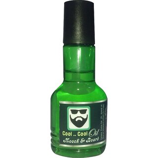 Mooch  Beard Growth Cool Cool Oil For All Hair Types (No of units 1)