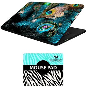 FineArts Combo of Abstract Art - LS5103 Laptop Skin and Mouse Pad