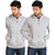 Campus Sutra Grey Zipped Men Hooded Sweatshirt Option 4