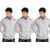 Campus Sutra Grey Zipped Men Hooded Sweatshirt Option 5