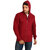 Campus Sutra Maroon Zipped Men Hooded Sweatshirt Option 1