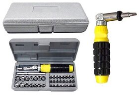 jackly 41 pcs tool kit screwdriver  socket set