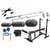 Protoner 32 Kgs PVC weight with 6 in 1 Bench home gym package