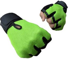 Takson Sales Gym Gloves With Wrist Strap (Assorted Color)