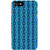 Fiobs Designer Phone Back Case Cover   7 ( Blue Pattern Design )