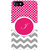 Fiobs Designer Phone Back Case Cover   7 ( I Alphabet Colorful Pattern Design  )