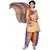 The Chennai Silks - Chanderi Cotton Unstitched Dress Material - Beige -  (CCDMHP2005)