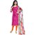 The Chennai Silks - Chanderi Silk Unstitched Dress Material - Pink -  (CCHAR1009)