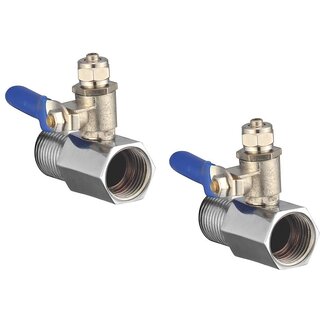 RO Inlet valve Tee Cock For Domestic RO Water Purifier (Set Of 2)