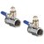 RO Inlet valve Tee Cock For Domestic RO Water Purifier (Set Of 2)