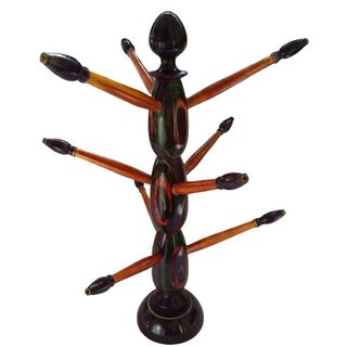 Multi Symmetrical Wooden Bangle stand