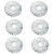 Skycandle Replacement Head Refill for 360 Rotating Easy Mop Magic Mop Spin Mop Cleaner Duster pack of 6