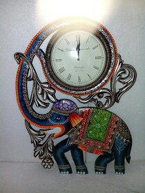 Elephant wall clock