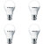 PNP Premium 9 Watt White Led Bulb (Pack of 4)