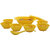 Incrizma 9 Pcs Pudding Set Yellow - 7101Y