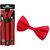 Ws deal red Suspender And red Bow (combo)