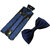 Ws deal navy blue Suspender And navy blue Bow (combo)