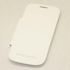 Samsung Galaxy S Duos Flip Cover For S7562 S 7562 - White