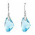 Cinderella White Gold Plated Crystal Earring