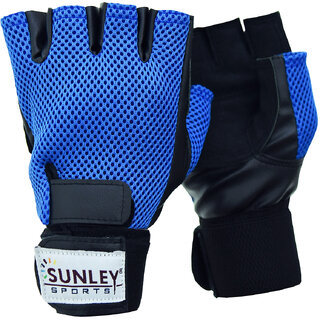 sunley blue gym gloves