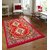 Beautiful  Designer  Quilted  Carpet  7 ft x 5 ft ( Red )