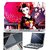 FineArts Laptop Skin Girl with Umbrella With Screen Guard and Key Protector - Size 15.6 inch