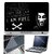 FineArts Laptop Skin I Am Free With Screen Guard and Key Protector - Size 15.6 inch