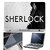 FineArts Laptop Skin Sherlock With Screen Guard and Key Protector - Size 15.6 inch