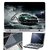 FineArts Laptop Skin Car with Chain With Screen Guard and Key Protector - Size 15.6 inch
