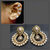 Shree Mauli Creation Gold Plated Gold  White Alloy Dangle Earrings for Women