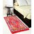 Welhouse India Red Colour Traditional Runner Mat