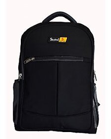 Skyline Laptop Backpack-Office Bag/Casual Unisex Laptop Bag-With Warranty-813 BLACK