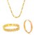 Combo for Men Gold Plated 1 Chains , Bracelet and Kada by GoldNera