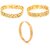 Combo of 2 Adjustable Bracelets with Wedding Kada by GoldNera