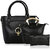Kleio Designer Spacious Chic Satchel Handbag with Sling for Women/ Girls
