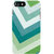 Fiobs Designer Phone Back Case Cover   7 ( Light Blue Green Colorful Pattern Design  )