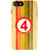 Fiobs Designer Phone Back Case Cover   7 ( Number 4 Four Colorful Rainbow  )