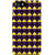 Fiobs Designer Phone Back Case Cover   7 ( Purple Black Y Diamond Colorful Yellow Pattern Design  )