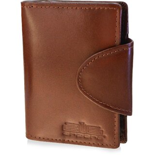                      arpera Leather Card Holder C11426-21 Tan Brown                                              