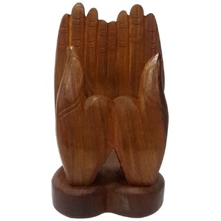Christmas Gift / Christmas Sale Crafts'man Beautiful Wooden Mobile Phone Holder with Carving in hand shape