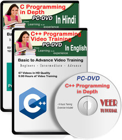 C and C++ Basic to Advance Video Training DVD