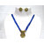 Dark Blue Thread Necklace Set