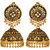 Antique Look Ethnic Gold Plated Jhumki By Goldnera